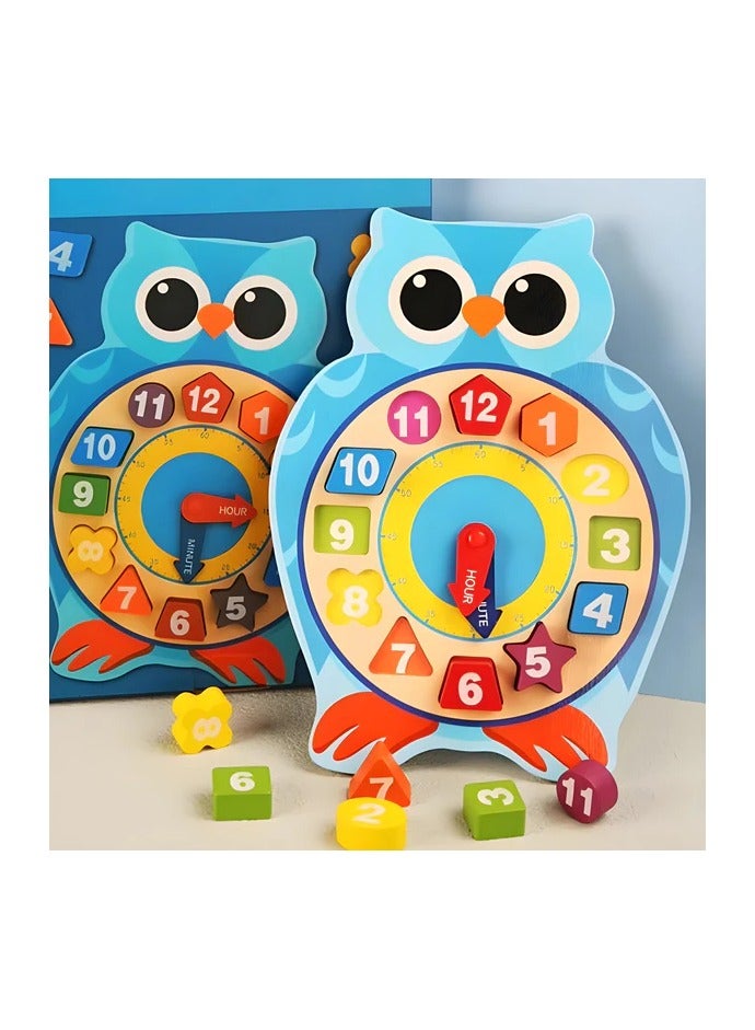 Wooden Clock Puzzle - Image 1