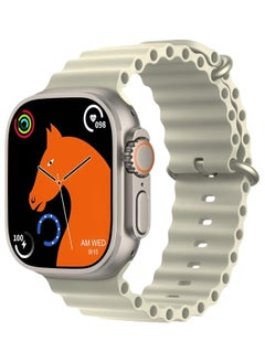 Generic T10 ULTRA Smart Watch SERIES 8 (Off White) 
