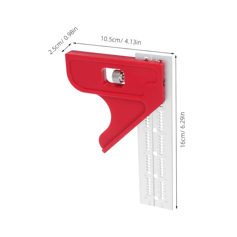 Stainless Steel Multi Angle Measuring Ruler High Precision Woodworking Edge Rule Protractor - Image 3