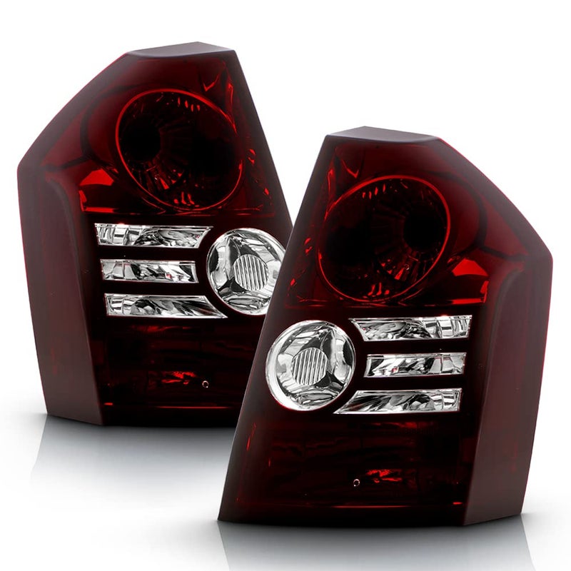 ACANII For 20082010 Chrysler 300 BaseTouring Red Smoke Tail Brake Lights Lamps Replacement Driver Passenger Side