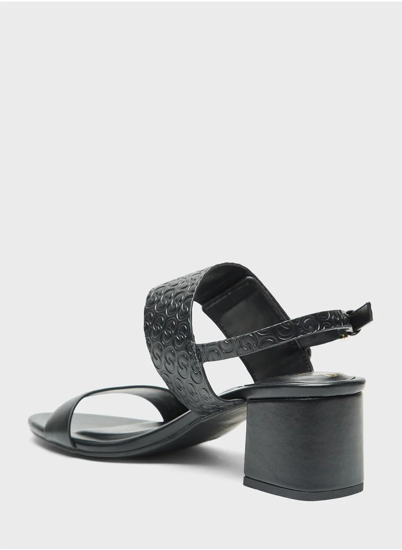 سيليست Ankle Strap Mid Heel Sandals