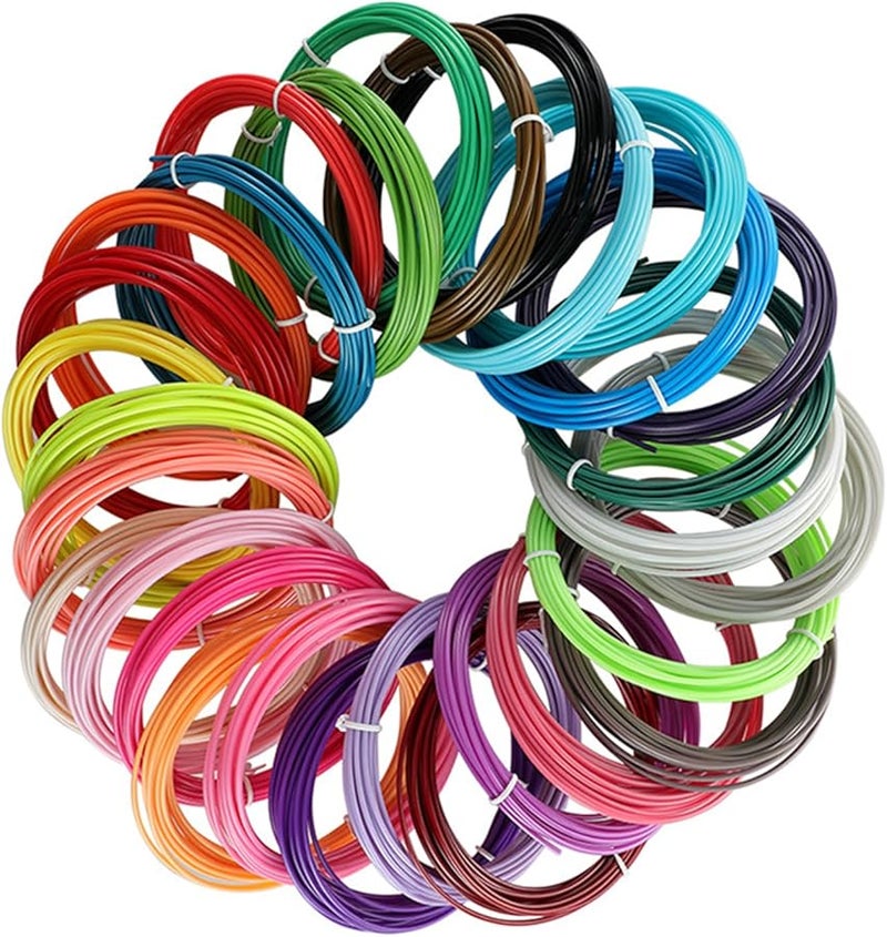 10 Pack 1.75mm 3D Printing Pen Filament Refill Random Color High Temperature FDM - Image 1