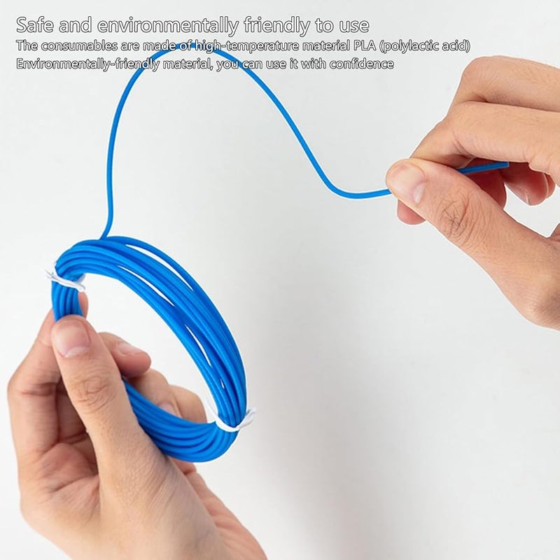 10 Pack 1.75mm 3D Printing Pen Filament Refill Random Color High Temperature FDM - Image 5