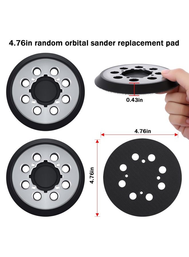 IPELY 1 Pack Sander Replacement Pad for Dewalt, 5-Inch 8 Holes Hook and Loop Aluminum Alloy Orbital Sander Replacement Pad for DWE6421/6421K, DWE6423/6423K, DCW210B, DWE64233, N329079 - Image 5
