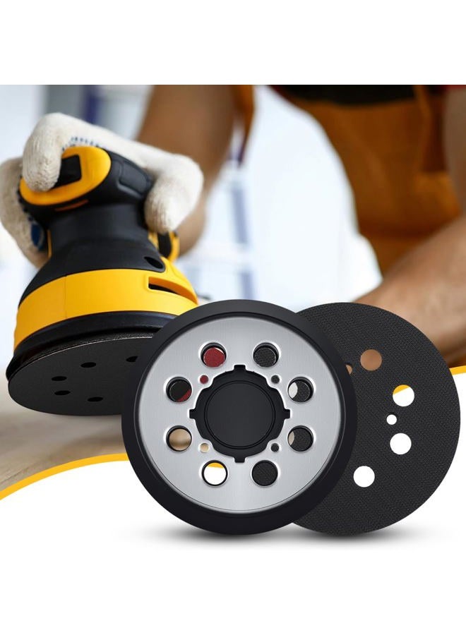 IPELY 1 Pack Sander Replacement Pad for Dewalt, 5-Inch 8 Holes Hook and Loop Aluminum Alloy Orbital Sander Replacement Pad for DWE6421/6421K, DWE6423/6423K, DCW210B, DWE64233, N329079 - Image 2