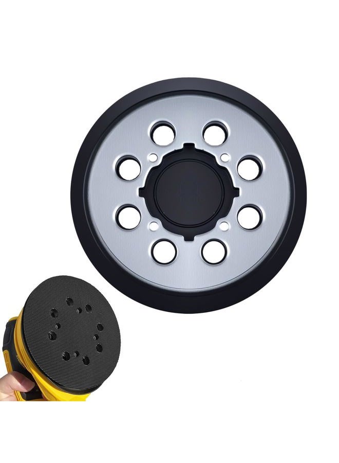 IPELY 1 Pack Sander Replacement Pad for Dewalt, 5-Inch 8 Holes Hook and Loop Aluminum Alloy Orbital Sander Replacement Pad for DWE6421/6421K, DWE6423/6423K, DCW210B, DWE64233, N329079 - Image 1