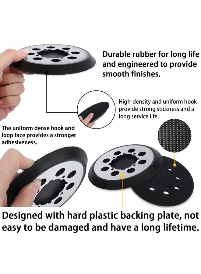 IPELY 1 Pack Sander Replacement Pad for Dewalt, 5-Inch 8 Holes Hook and Loop Aluminum Alloy Orbital Sander Replacement Pad for DWE6421/6421K, DWE6423/6423K, DCW210B, DWE64233, N329079 - Image 4