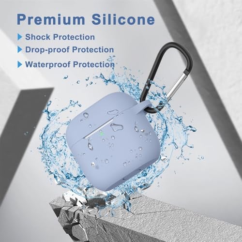 Meliya Case for AirPods 4 (2024), Wireless Charging, Powerful Drop Protection, Tough Magnetic Cover with Cleaning Pen for Apple AirPods 4th Generation- Blue - Image 3