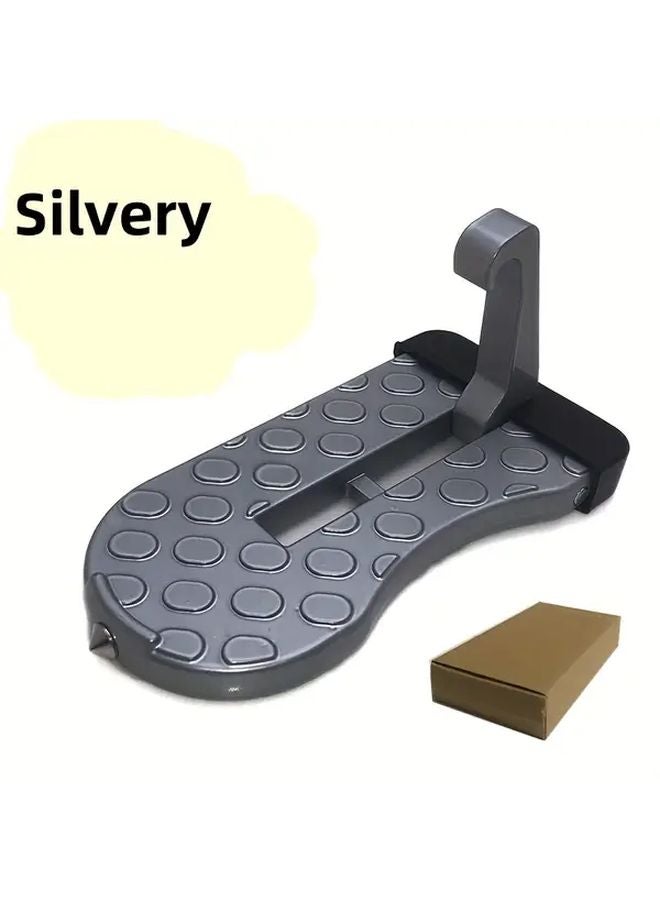 Foldable Aluminum Car Door Ladder Non Slip Scratch Resistant SUV Truck Roof Channel Easy Installation Black - Image 5