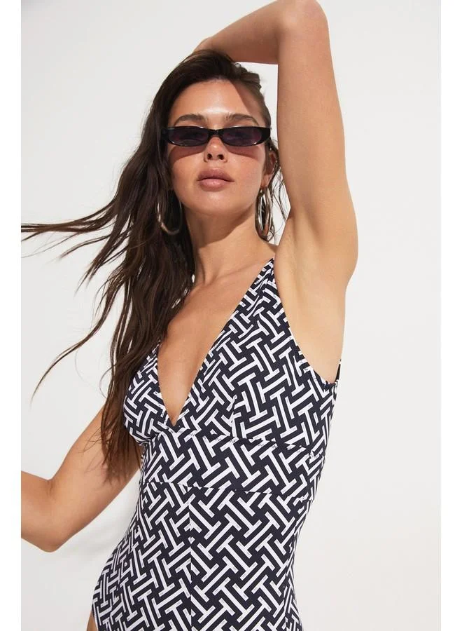 JUNE June Patterned Swimsuit