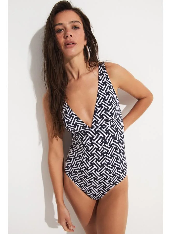 JUNE June Patterned Swimsuit