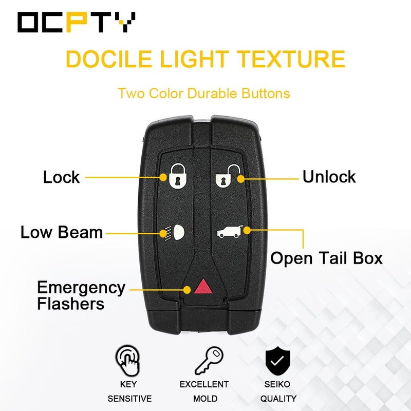 OCPTY 1 PCS Key Fob Shell Case Replacement for Land Rover Freelander 2006 for Land Rover LR2 2008-2012 FCC:NT8-TX9 NT8-TX9 KK-4575 - Image 4