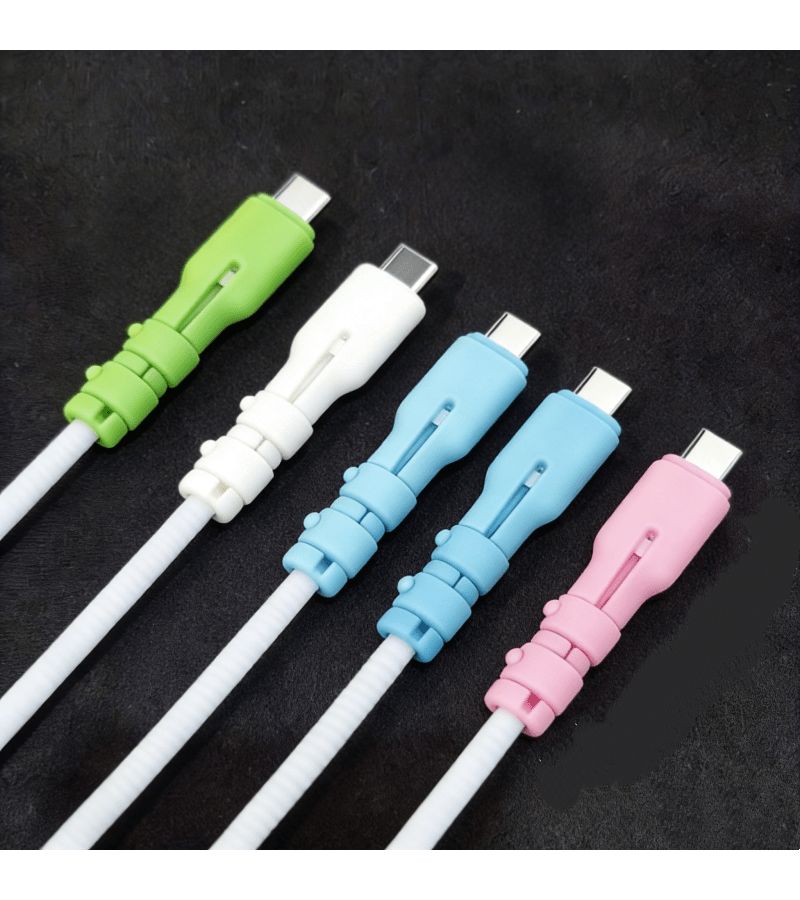 20Pcs Assorted Cable Protectors Anti Breakage Organizer for USB C Laptop Tablet Phone - Image 3