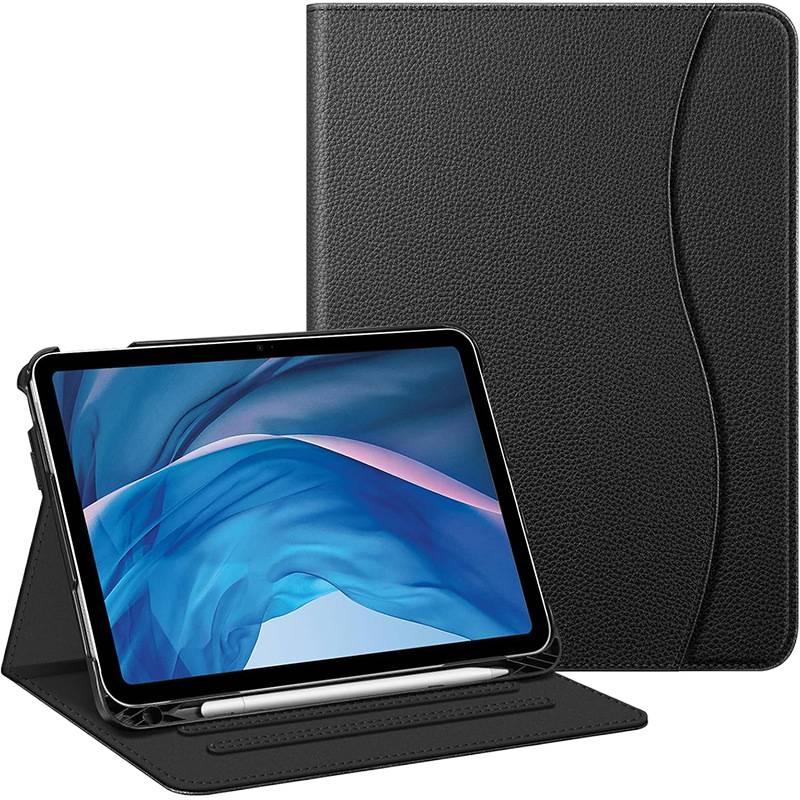 DGG حافظة آيباد متوافقة مع iPad Air / iPad 10th Gen باللون أسود باللون الأسود - Image 1