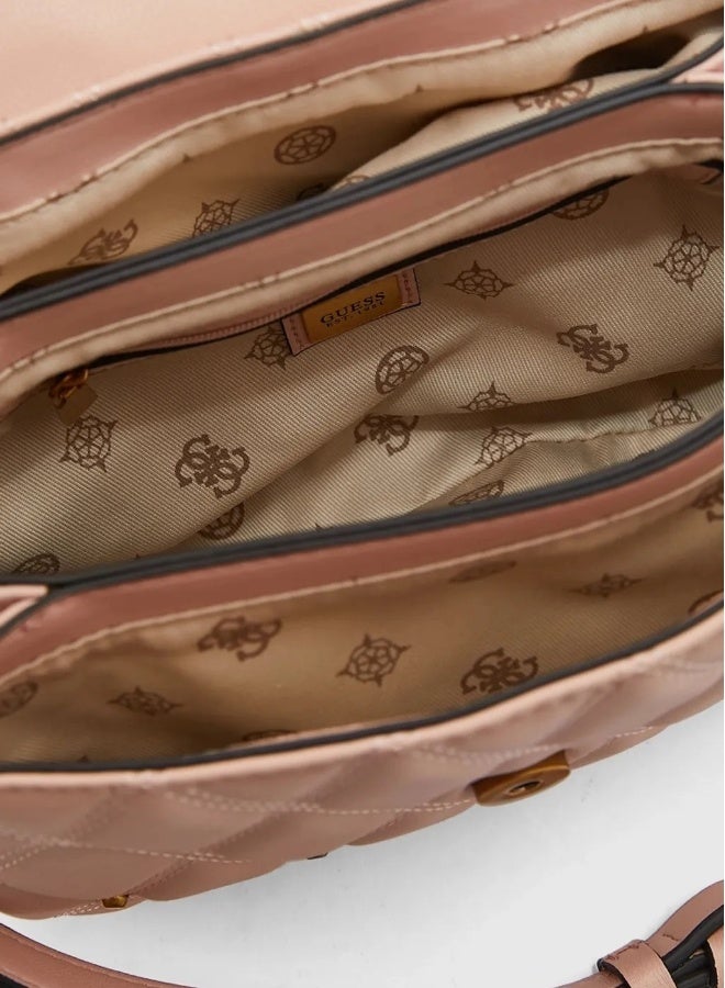 GUESS Guess Original Wanita - Triana Flap Shoulder Bag - Image 4