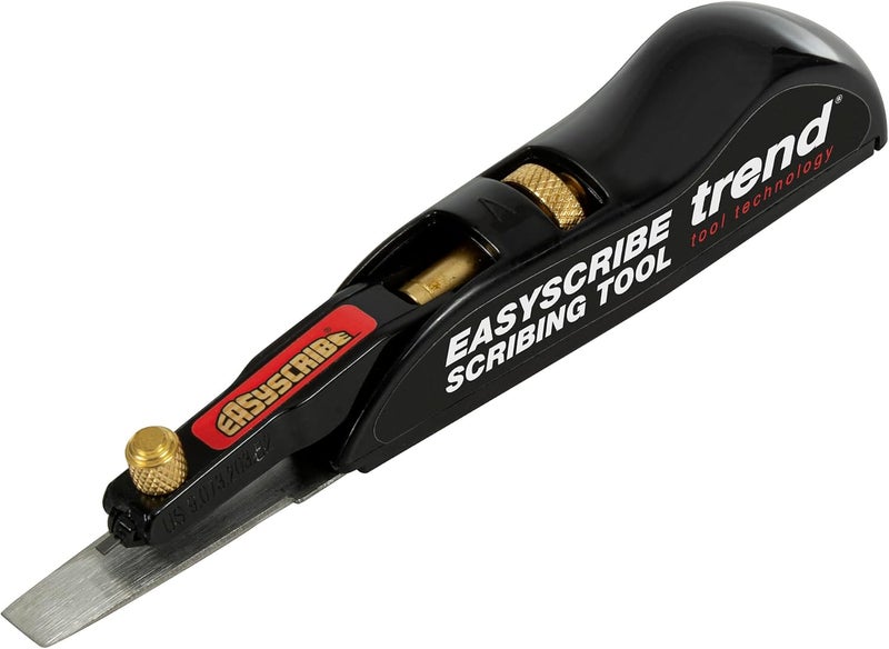 Trend EasyScribe Scribing Tool, Accurate Scribing Solution for Carpenters, Joiners, Tilers, Kitchen & Shop Fitters, E/SCRIBE, Black - Image 1