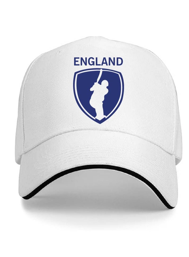 England Sports Fans Baseball Caps for Both Men and Women With Metal Adjustable Buckle Closure - Perfect for Outdoor Activities, Matches, and Everyday Wear - Image 1