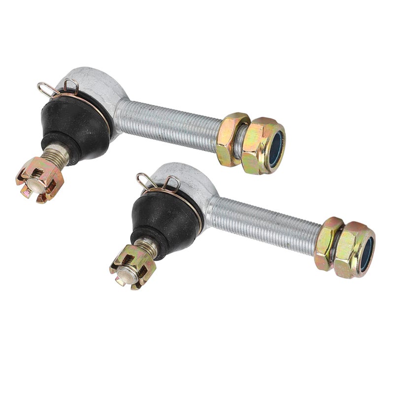 YOSOO 1 Pair 12Mm 16Mm Left Right Ball Joint KitSteel Alloy Tie Rod Ball Joint For 150Cc 250Cc Quad Dirt Bike Atv Go Kart Moped Scooter Atv Accessory Quad Ball Joint