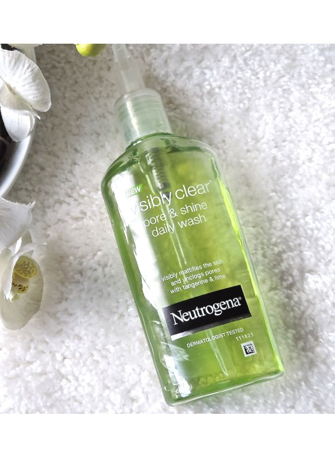 Neutrogena Visibly Clear Pore And Shine Daily Wash 200ml - Image 4