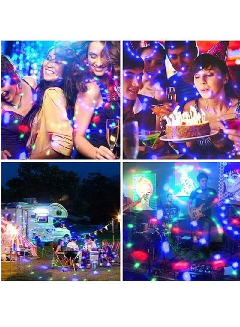 SYOSI Colorful Rotating Magic Ball Light,Colorful Disco Rotating Magic Ball Light Bulb with Sockets,Magic Ball RGB LED Stage Light for Home Room Dance Parties,Birthday, Holiday, Club, Bar, Disco - Image 4