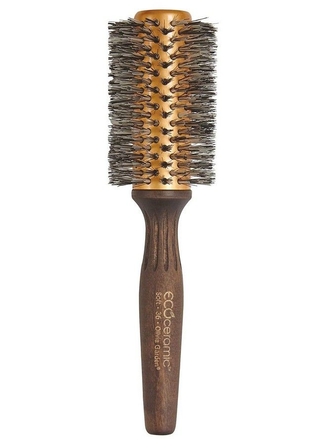 Olivia Garden Ecoceramic Soft Bristle Round Thermal Hair Brush Ec36S (2 1/2") - Image 1