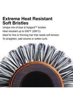 Olivia Garden Ecoceramic Soft Bristle Round Thermal Hair Brush Ec36S (2 1/2")  - Image 3