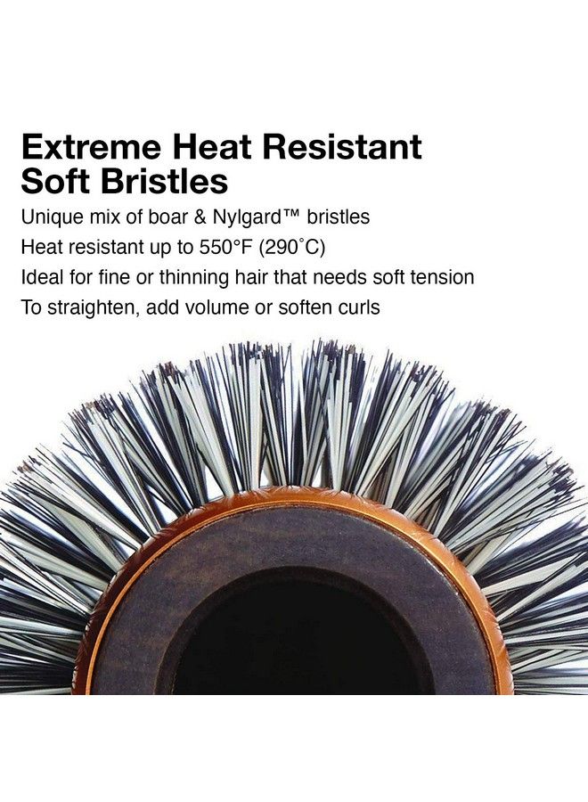 Olivia Garden Ecoceramic Soft Bristle Round Thermal Hair Brush Ec36S (2 1/2") - Image 3