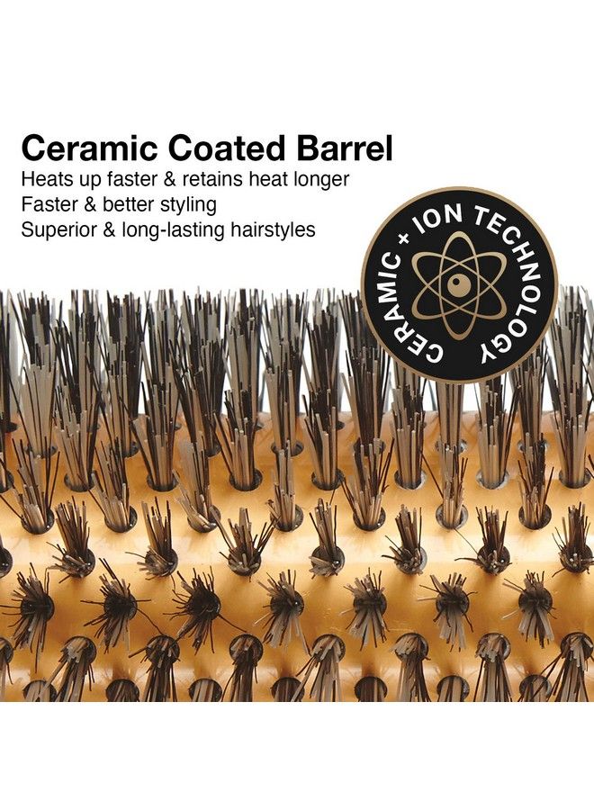 Olivia Garden Ecoceramic Soft Bristle Round Thermal Hair Brush Ec36S (2 1/2") - Image 5