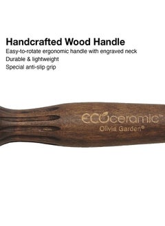 Olivia Garden Ecoceramic Soft Bristle Round Thermal Hair Brush Ec36S (2 1/2")  - Image 4