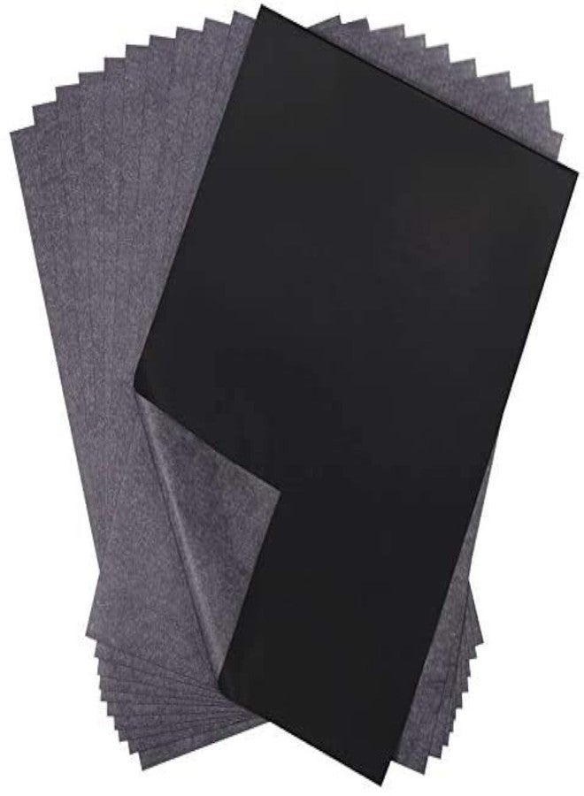 Selizo 100 Sheets Black Carbon Transfer Tracing Paper for Wood, Paper, Canvas and Other Art Surfaces (9 x 13 Inches) - Image 1