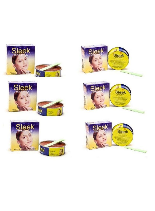 Sleek Packfacial Hair Remover (80G) Set Of 6 - Image 2