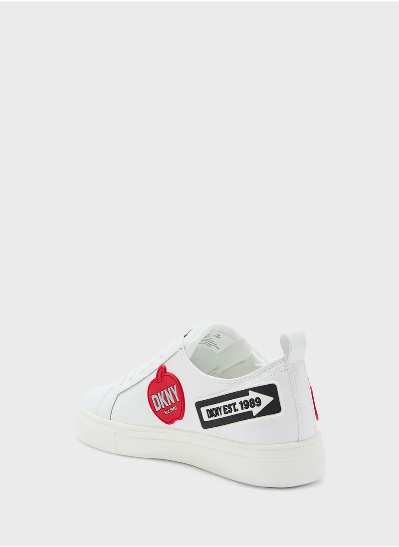 DKNY Coreen City Signs Lace Up Sneakers