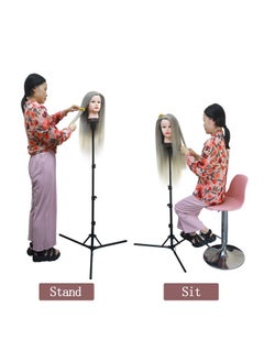 Wig Stand Tripod Metal Adjustable Mannequin Head Stand Upgrade Foldable Wig Head Stand For Cosmetology Hairdressing Training - pzsku/Z236D37EA6809A8D25116Z/45/_/1696663358/0f1c01ed-6767-4ddd-a41c-bea355922f86