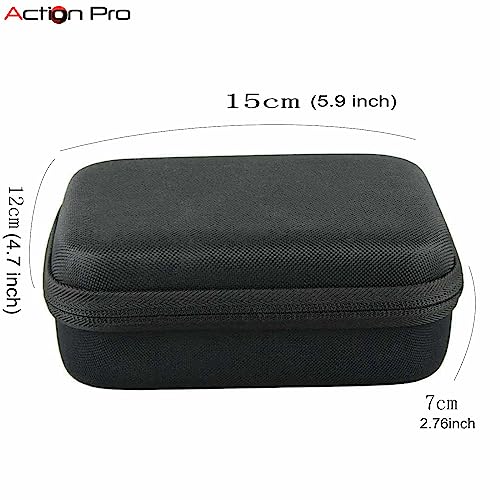 Action Pro حقيبة حمل صغيرة واقية من الماء مصنوعة من EVA متوافقة مع كاميرات GoPro Hero 13 12 11 10 9 8 7 6 5 4 3+ 3 SJCAM Yi 4K Eken - Image 2
