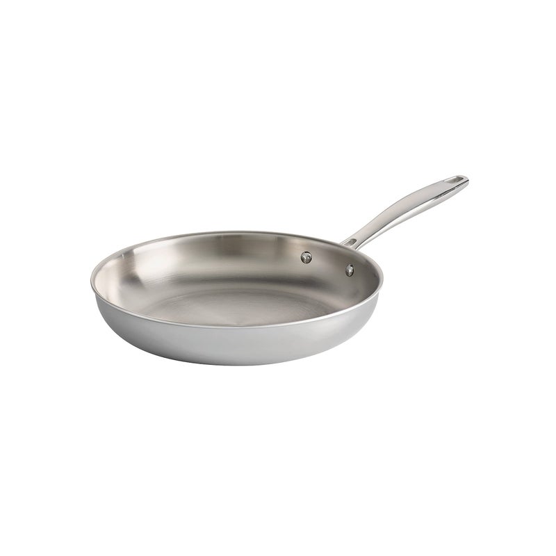Tramontina Signature Tri-Ply Clad Stainless Steel 10-Inch Frying Pan, Induction-Ready Skillet, Dishwasher-Safe, NSF-Certified, Made in Brazil - Image 1