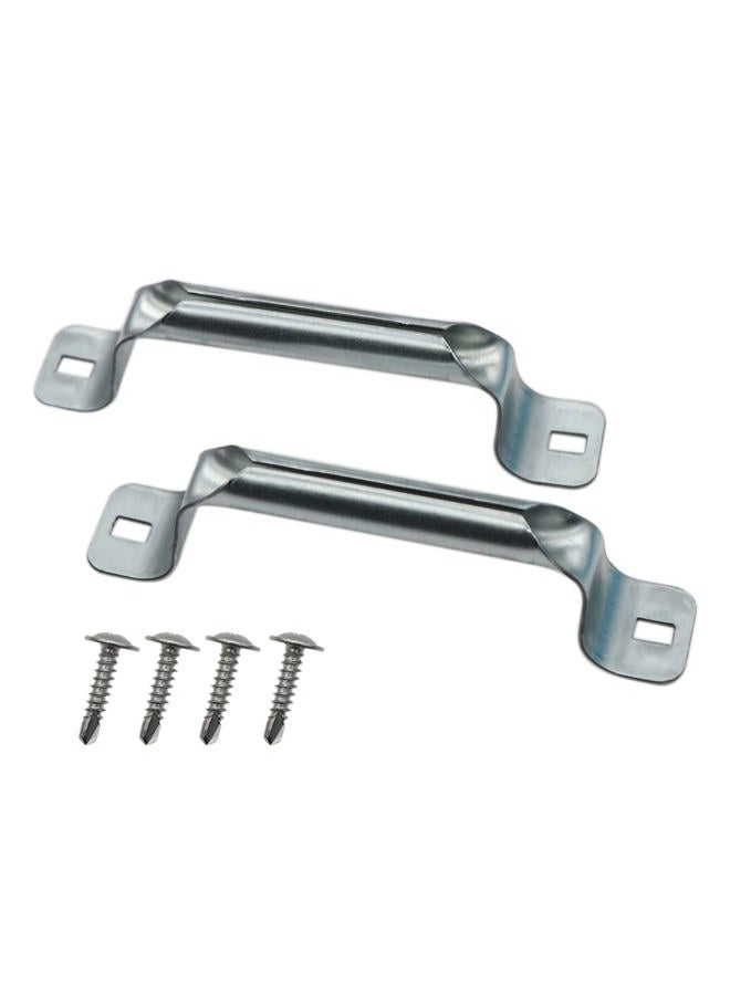 Abeicy Garage Door Lift Handle, 2 Pack Heavy Duty Door Pull Handle for Most Bottom Lift Handle Replacement, Gate Handles for Sliding Barn Door Garage Shed - Image 1
