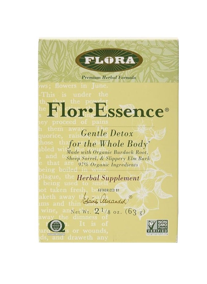 Flora FlorEssence Dry Tea Blend, Gentle Detox & Cleanse, 2.2 Oz 