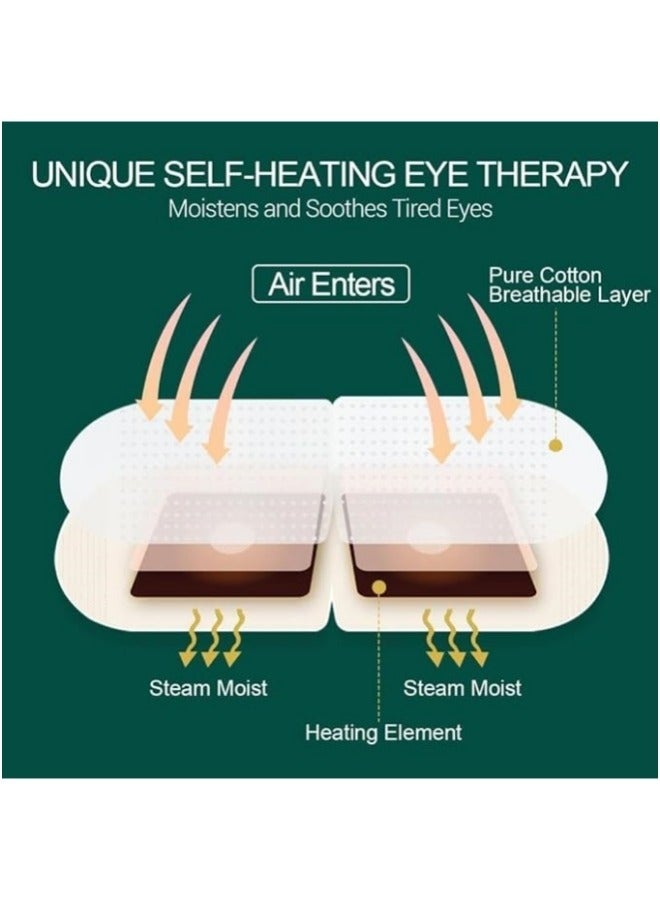 general 10 Pack Steam Eye Masks Self Heated Eye Mask for Dry Eyes,Disposable Warming Eye Masks for Heating Compress,Hot Sleep Eye Masks SPA Warm Eye Mask for Relief Dark Circles and Puffiness-Blueberry - Image 3