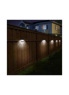 Y&D 4-Piece Solar Outdoor Garden Light Set Black/White  - Image 3