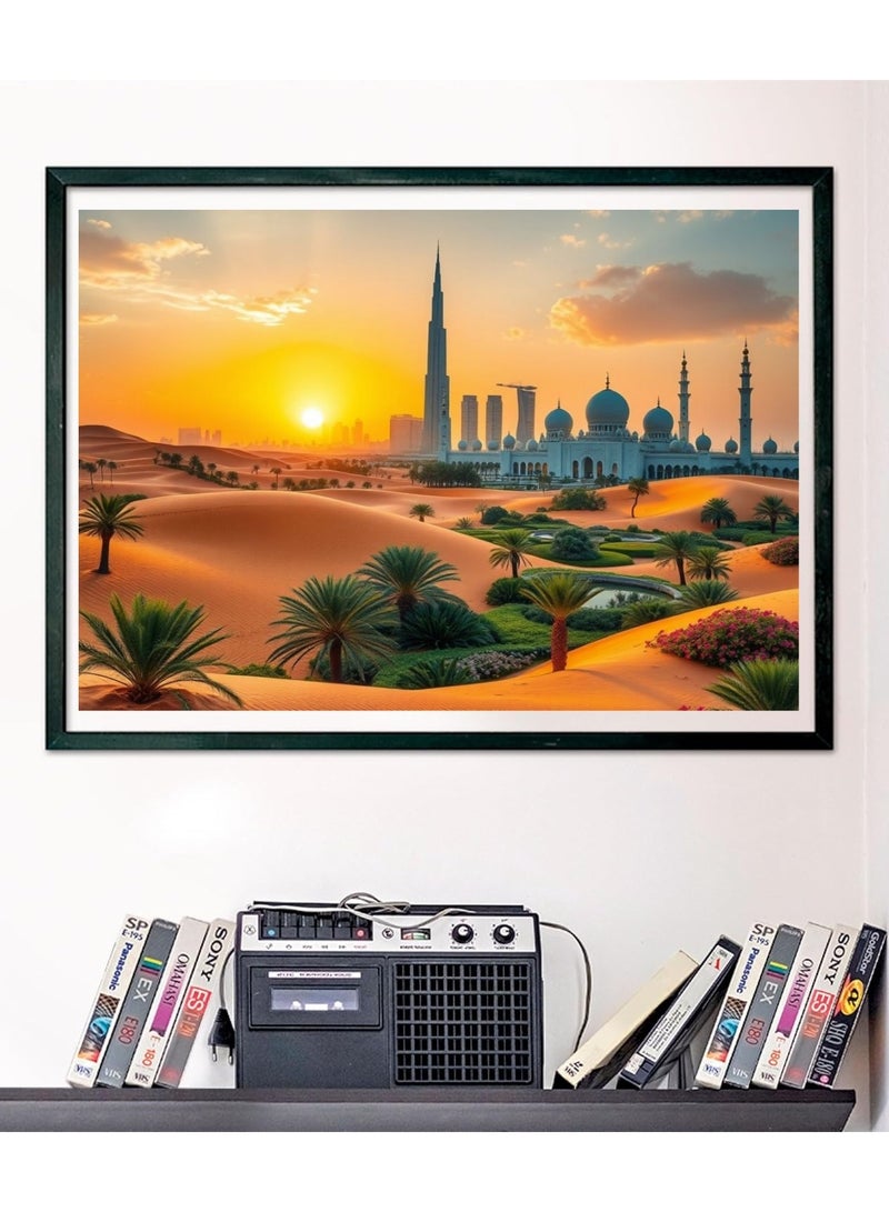 Anna 1000-Piece Dubai Desert Landscape Jigsaw Puzzle - Stunning Scenery Puzzle - Image 3