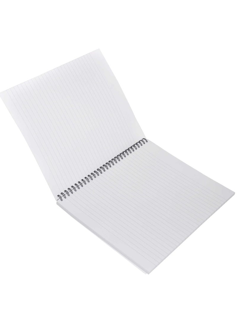 FIS LIGHT Pack of 10   Spiral Soft Cover Notebook, Single Line , 10X8 Inches (25.4 X 20.32 Cm) 100 Sheets -LINB1081602S - Image 2