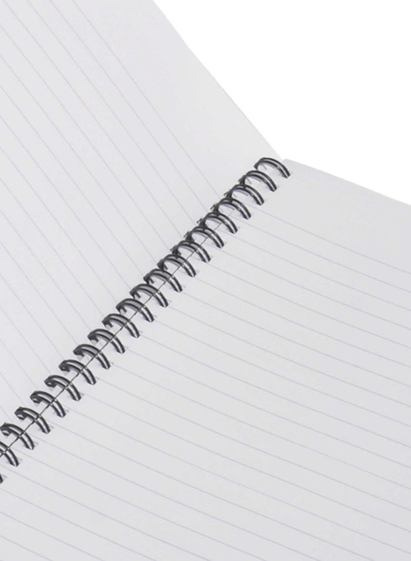 FIS LIGHT Pack of 10   Spiral Soft Cover Notebook, Single Line , 10X8 Inches (25.4 X 20.32 Cm) 100 Sheets -LINB1081602S - Image 3
