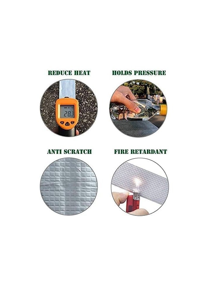 Waterproof Tape Aluminium Foil Tape Leakage Repair Waterproof Adhesive Tape Sealing Butyl Rubber Tape Be Suitable For Pipe Leakage Roof Water Tape  - Image 5