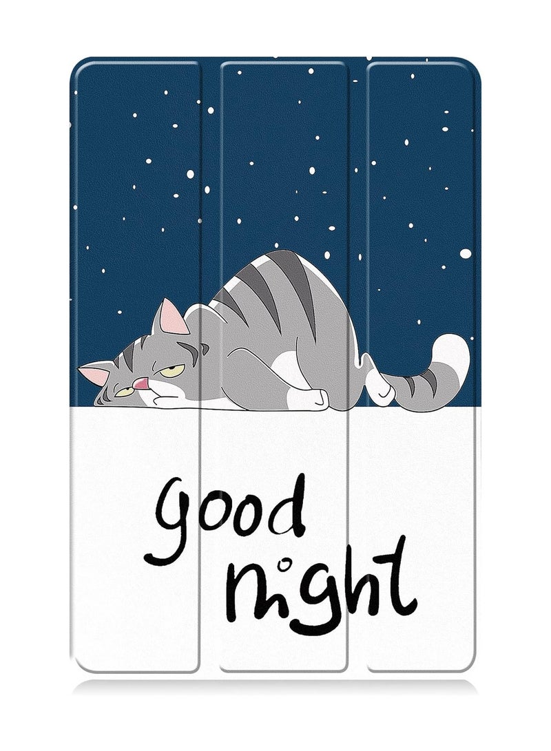 عام جديد حالة متوافق مع هواوي ماتي باد الهواء 11.5 بوصة 2023 اللوحي ، بو الجلود ثلاثي أضعاف حامل غطاء ل المفكرة الهواء 11.5 - Image 5