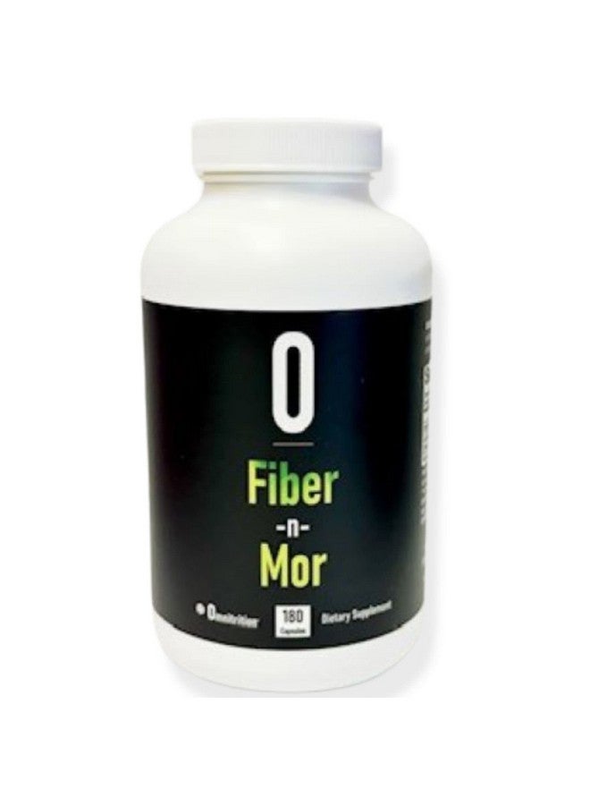 Omnitrition Fiber N Mor Digestive Supplement With Psyllium By Omnitrition 180 Capsules - Image 1