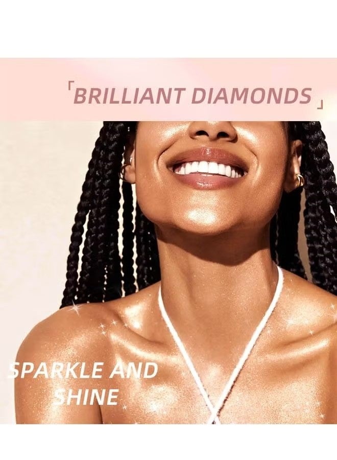 QiBest Polvo De Hadas Magic Colour Shiner Fairy Highlight Makeup,Body Brightens the Natural Three-Dimensional Face Blusher Fairy Highlight Patting Powder((02# LIGHT PINK) - Image 5