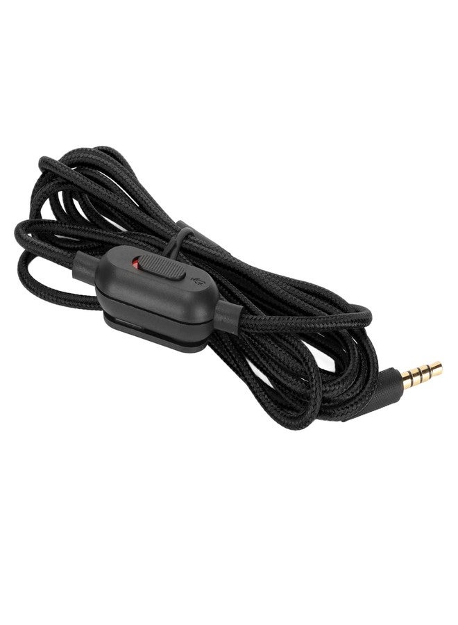 Naroote Headphone Cord, Headphone Cable, Gaming Headset Cable Woven Earphone Cord with Volume Control and Mute Replacement Audio Aux Cable Compatible with G Pro G Pro X G433 G233 - Image 1