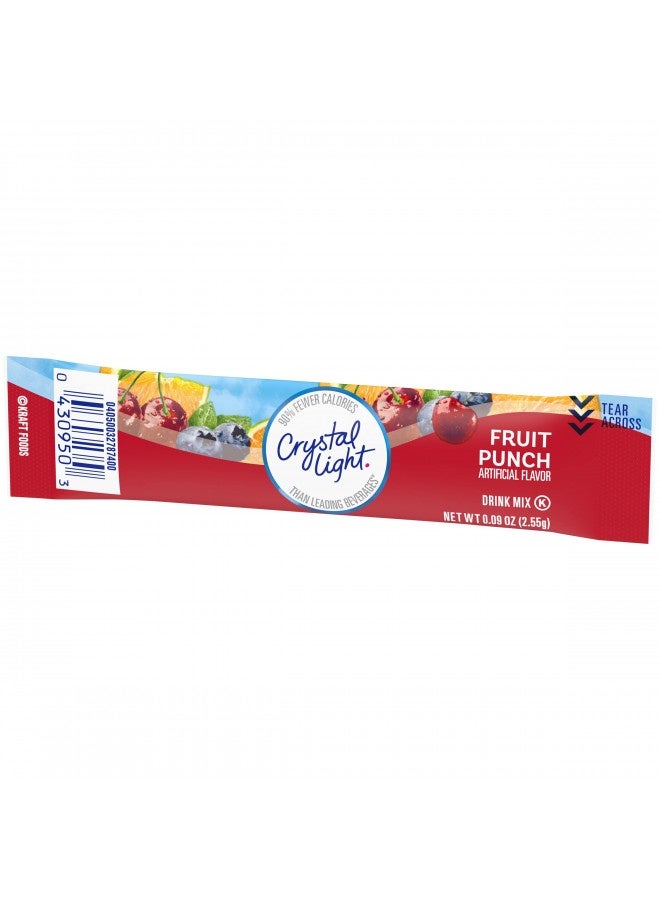 Crystal Light Sugar-Free Fruit Punch On-The-Go Powdered Drink Mix 10 Count - Image 2