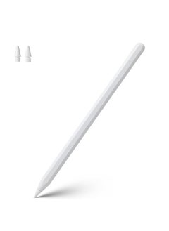 ماركة غير محددة قلم ستايلس لجهاز iPad، بديل قلم Apple Pencil من الجيل الثاني، شحن لاسلكي مغناطيسي، قلم Lapiz Precision iPencil بسعة نشطة لجهاز iPad Air 5th 4th Gen، iPad Pro 12.9 11 بوصة، iPad Mini 6 (أبيض)  - Image 1