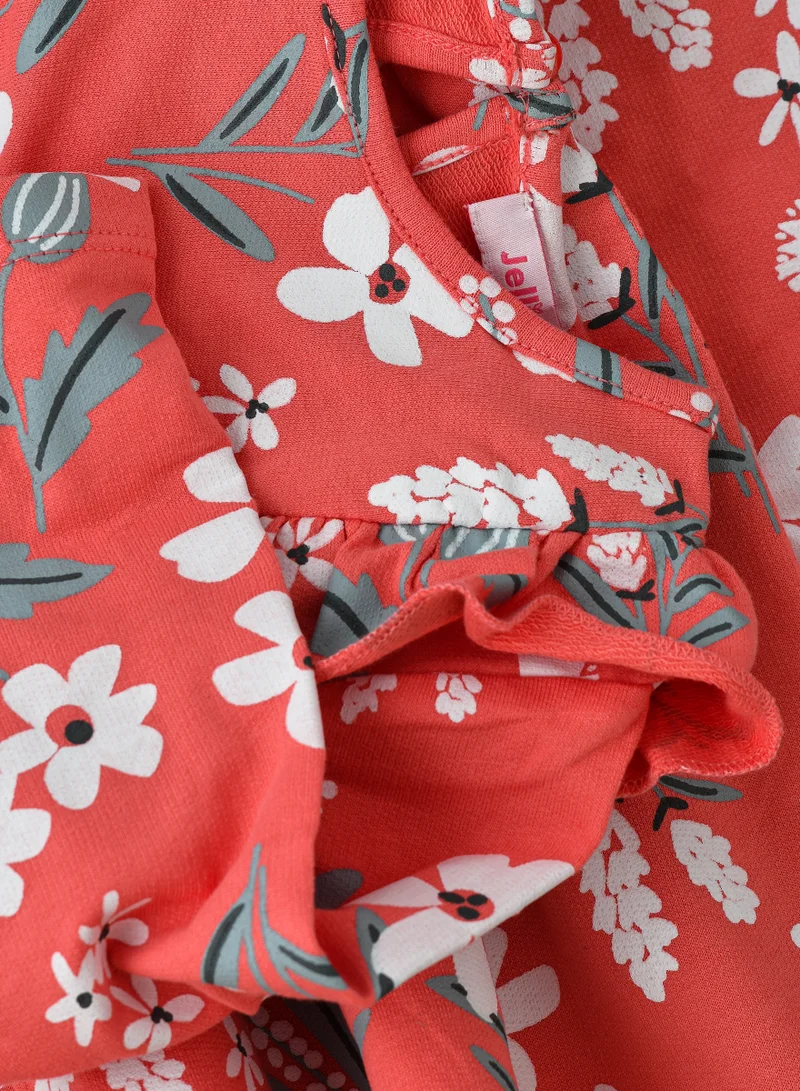 Jelliene Cozy Cuddles: Girls' Cotton Long Sleeve Knit Dress